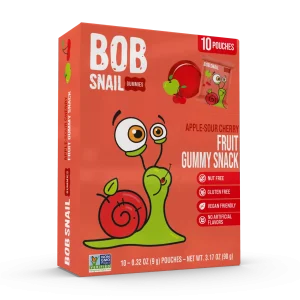 FRUIT GUMMY SNACKS APPLE-CHERRY